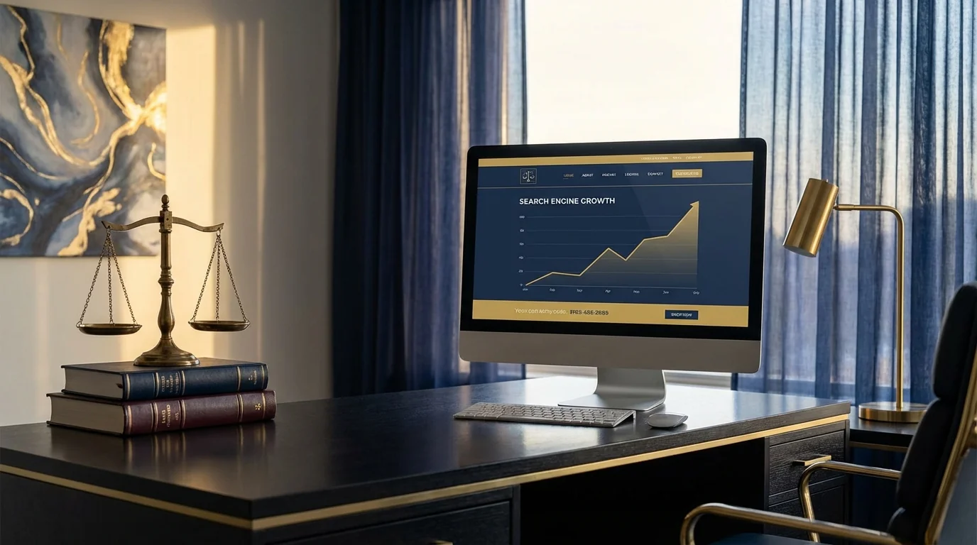 Law firm digital marketing dashboard